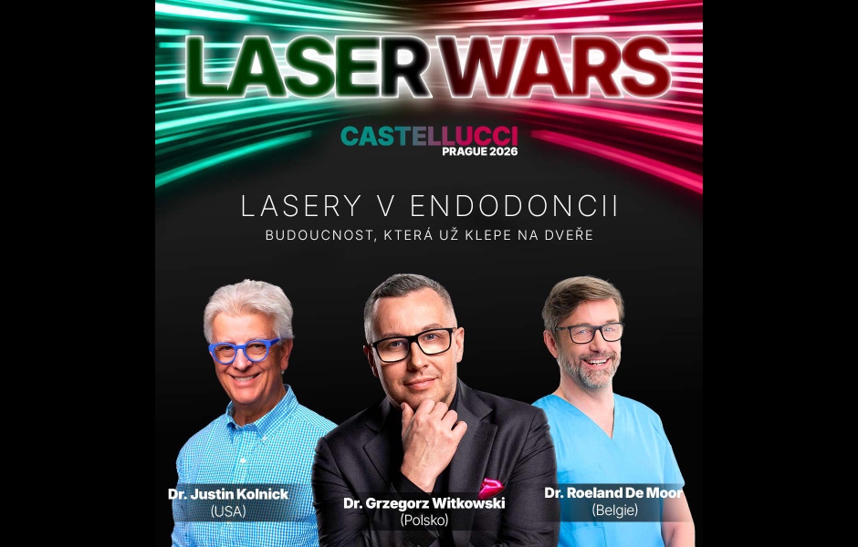 V Praze druhý den vystoupí tři světoví řečníci, kteří se věnují tématu laserů v endodoncii