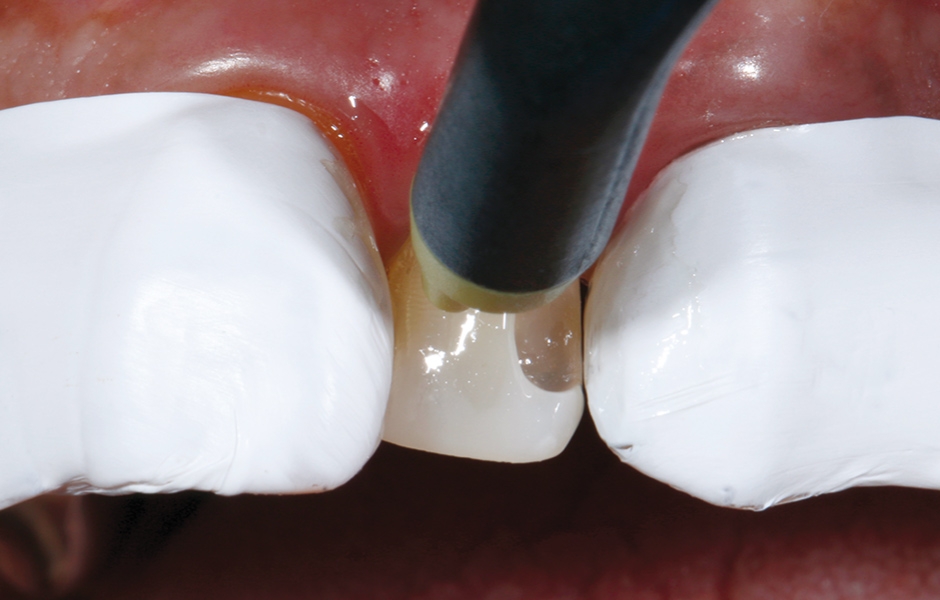Obr. 13: Šetrné odpaření rozpouštědla vzduchem bez příměsi vody a oleje.