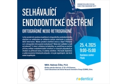 Selhávající endodontické ošetření ortográdně nebo retrográdně